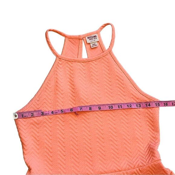 10/$25🦋 Mossimo Neon Orange A-Line Sleeveless Skater Dress - Size Medium - Picture 12 of 16